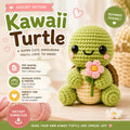Kawaii Turtle Crochet Pattern PDF, Amigurumi Turtle Pattern, Cute Crochet Plushie Pattern, Beginner Friendly PDF, Instant Download